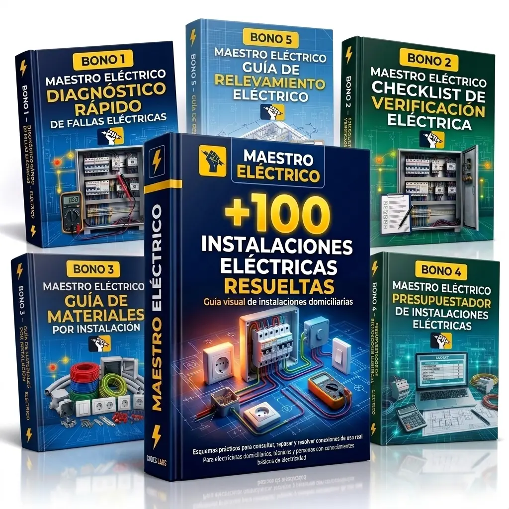 Kit +100 Instalaciones Eléctricas Resueltas y sus cinco bonos